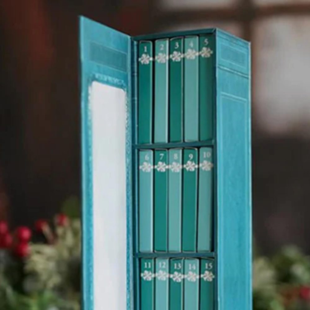 Mini Book Ornament Advent Calendar 2024 Christmas Advent Calendar with 24 Book Gift Mini Literature Book Hanging Ornaments for Book Lovers (A) - Image 3