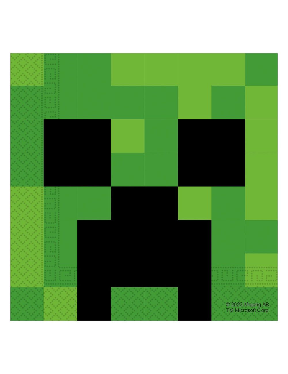 Procos Minecraft Party 20 Napkins