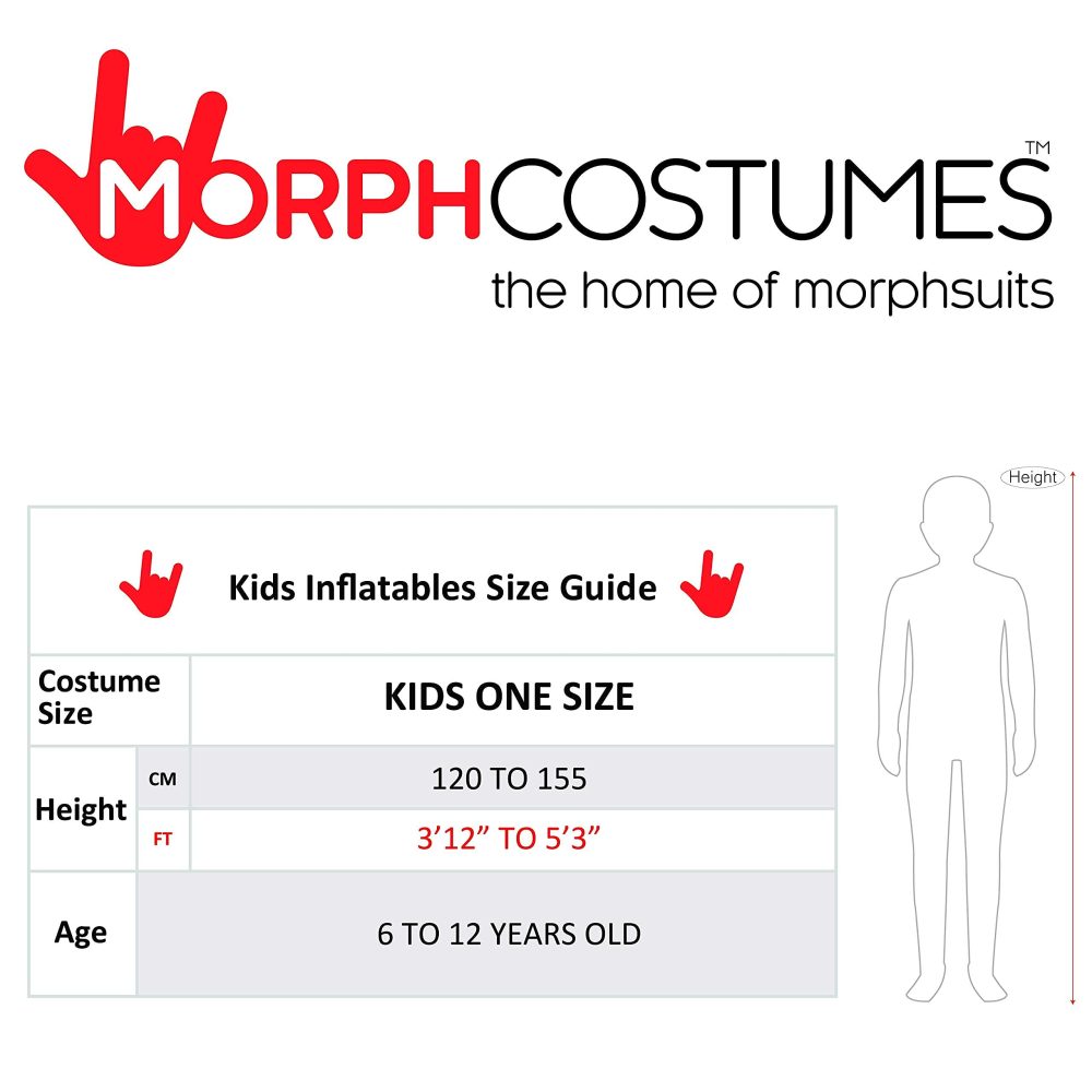 Morph Santa Inflatable Costume Kids, Santa Blow Up Costume, Santa Carrying Costume, Funny Inflatable Christmas Costume Kids One Size - Image 3