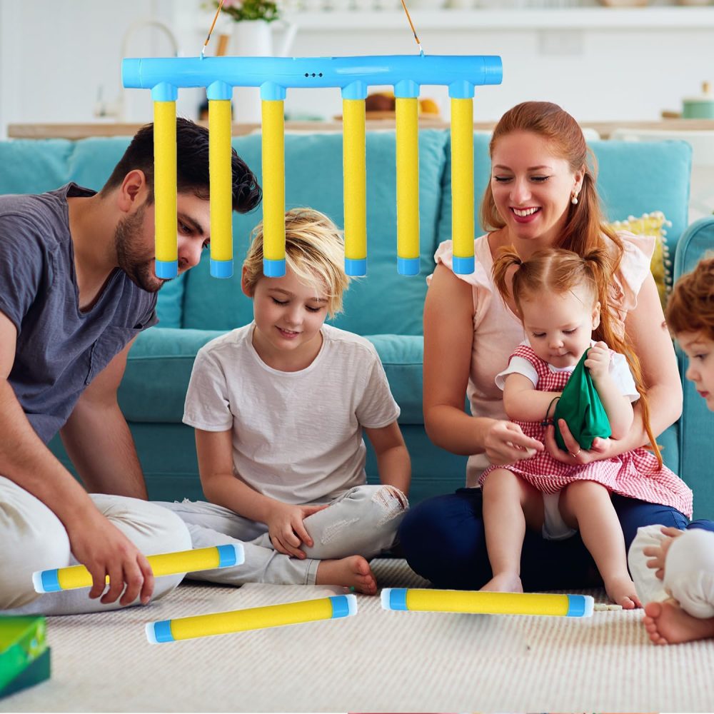 Catching Sticks Games,Falling Sticks Catching Game,Drop It Catch It Win It Reaction Game,3 Dropping Speeds Quick Reactions Training Toy,Hand-Eye Coordination Gift For Kids Adults Christmas (Blue) - Image 5