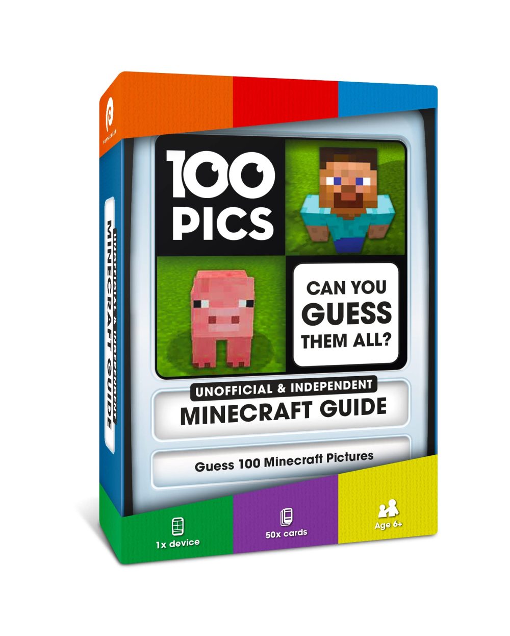 100 PICS Unofficial And Independent Minecraft Guide - Travel Card Game, Pocket Puzzles For Kids And Adults