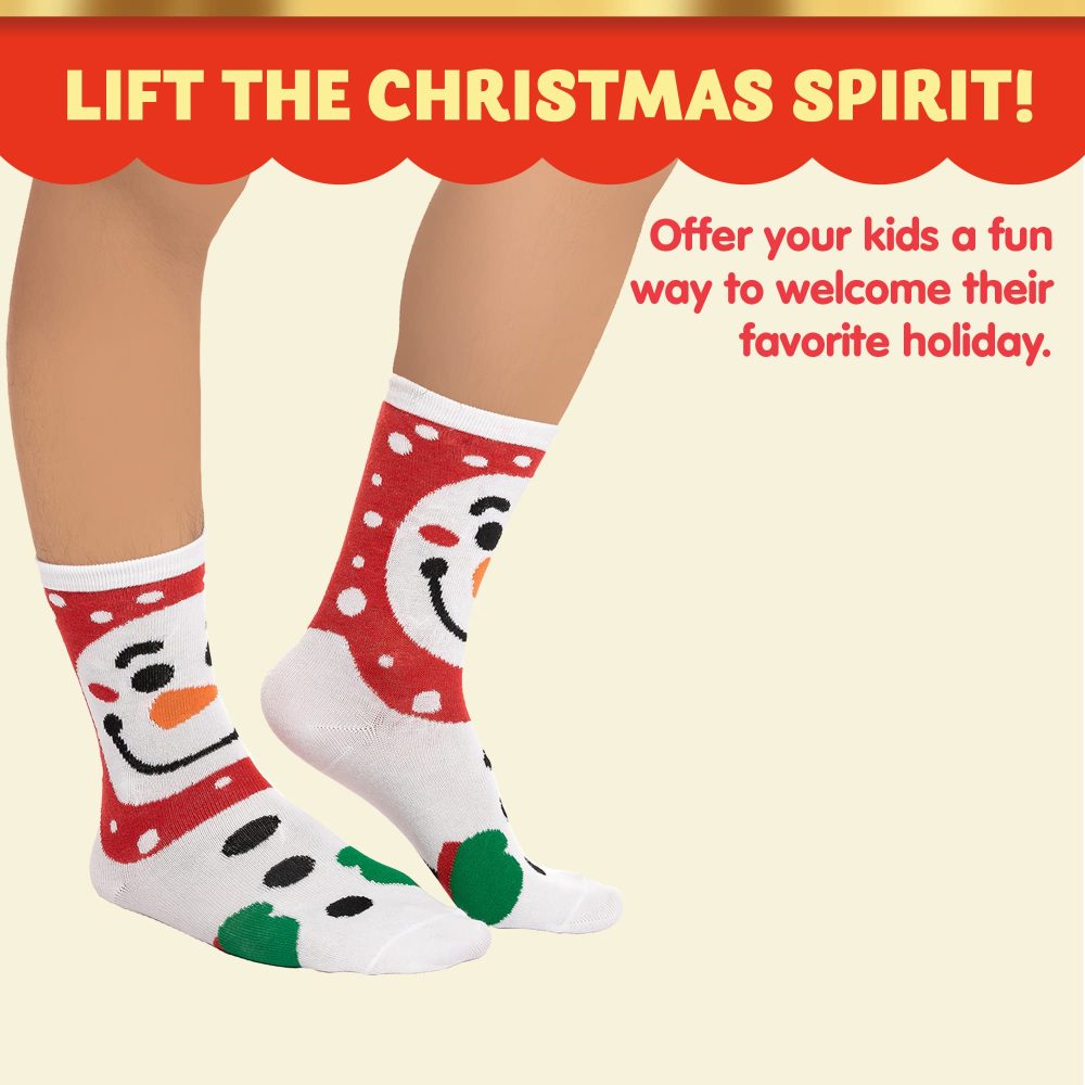 JOYIN 2024 Christmas Advent Calendar 12 Days of Christmas Warm Cotton Socks for Women Countdown Calendar Includes 8 Low Cut Socks and 4 Knee High Socks Gift for Holiday Christmas Party Favor Gifts - Image 4