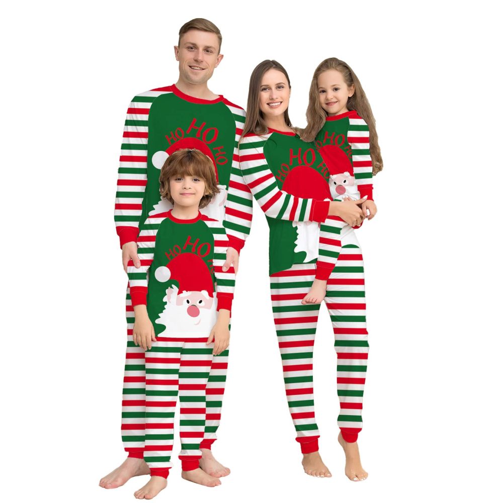 Menore Matching Family Pajamas Set, Christmas Sleepwear Long Sleeve, Reindeer Pajamas Set, PJs Xmas Festival Party Holiday Nightwear Dad Mom Adults Kids 01Mom 3XL