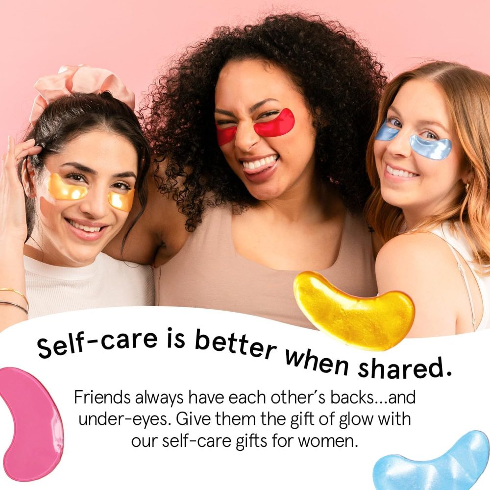 grace & stella Trio Under Eye Gel Patches Birthday Gifts for Women (12 Pairs, 3 Colours) Christmas Gifts for Women to treat Dark Circles, Eye Masks for Puffy Eyes, Vegan Pamper Gifts for Her - Image 8