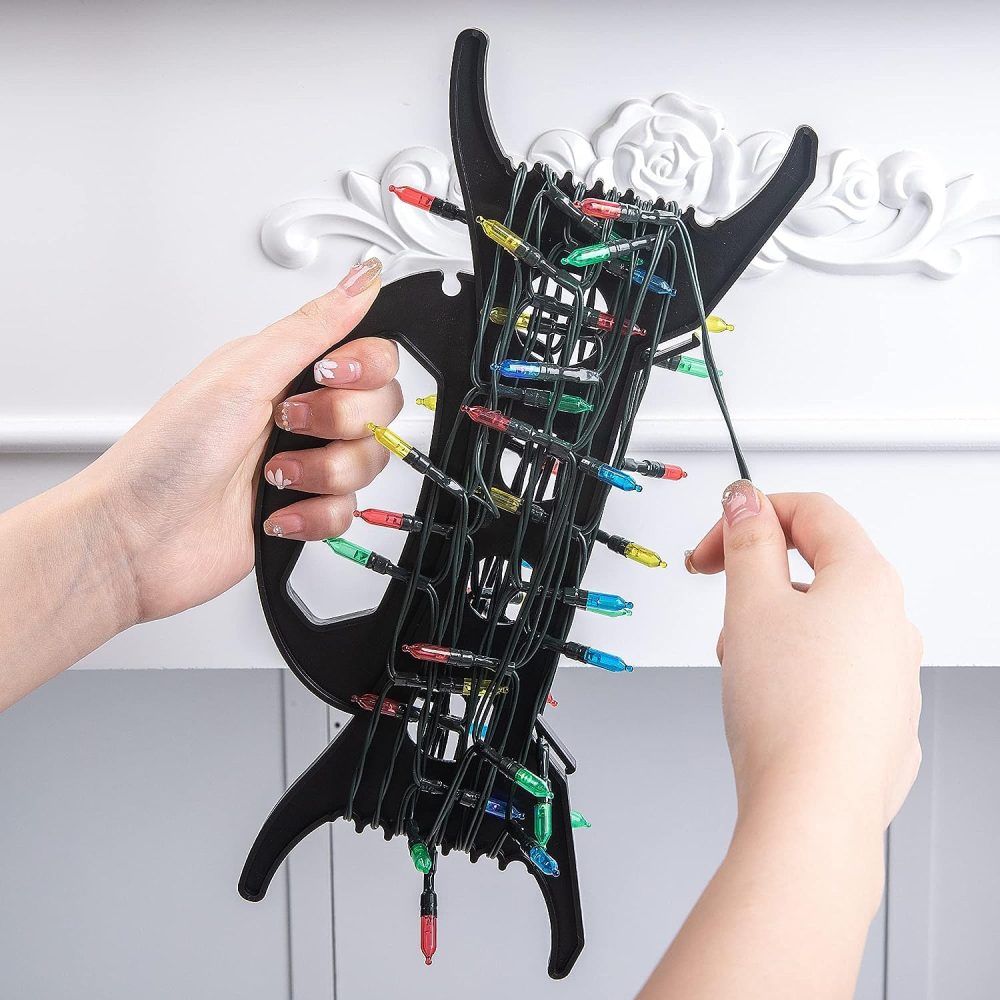 2 PCS All Purpose Light Storage Holder-11.8Inch Christmas Light Cord Wind Up Storage Organizer-Holiday Light Storage for Tree Lights Extension Cord Garland（NO Light String） - Image 4