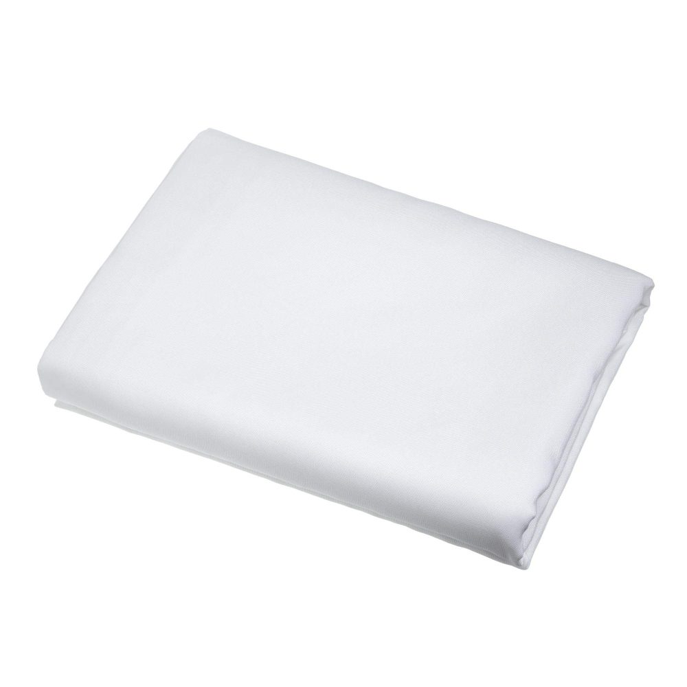 WedDecor White Square Tablecloth 90 x 90 inch Polyester Linen Fabric Table Cover Washable for Indoor Outdoor Dinner, Kitchen Dining, Weddings, Birthday, Anniversary Party Events, Pack of 1 - Image 6