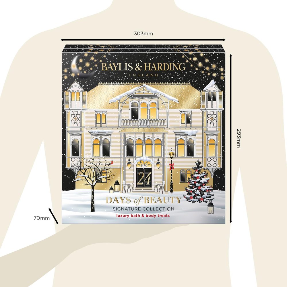 Baylis & Harding Ladies Luxury 24 days of Beauty Advent Calendar Gift Set - Vegan Friendly (Pack of 1) - Image 4