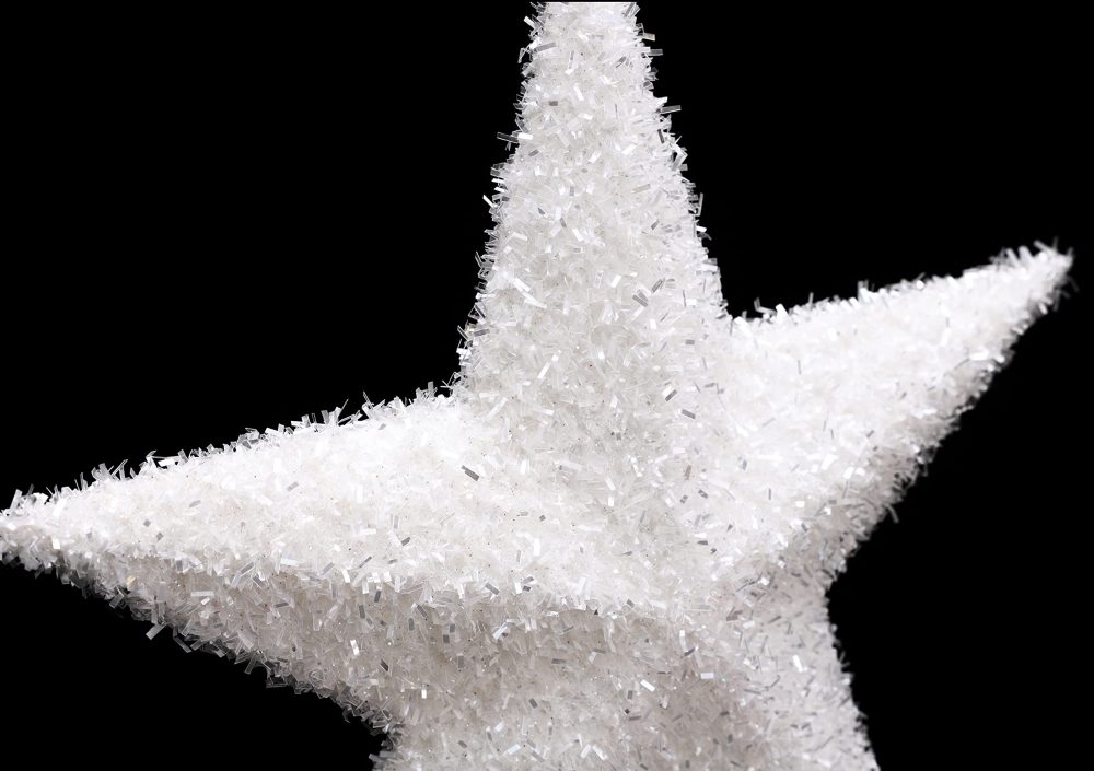 Christmas Concepts® 28cm Sparkly Tree Top Star - Luxury Christmas Decorations (White) - Image 3