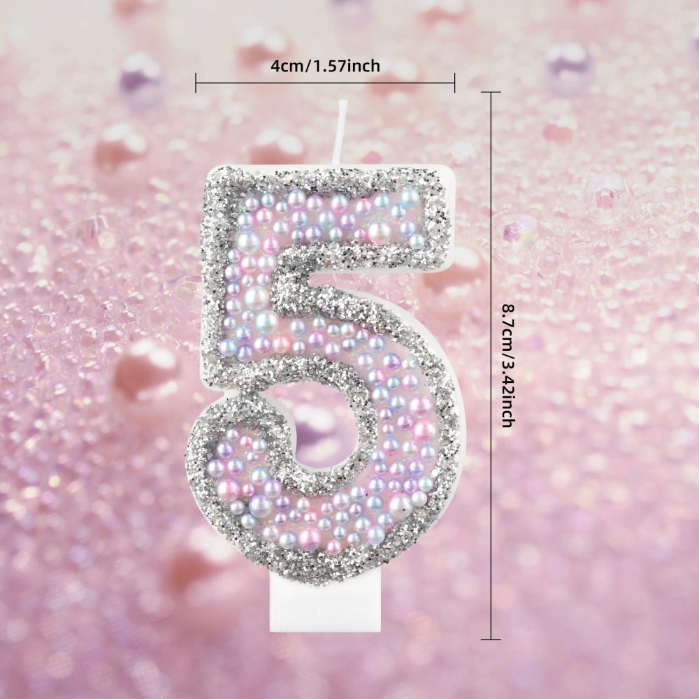 Macaron 3rd Birthday Candles,Purple Pink Number 3 Candle for Cake, Color Pearl Candles, Macaron Themed Birthday Decorations, Sparkler Birthday Candle Cake Topper for Girls Boys Birthday Party Supplies - Image 7