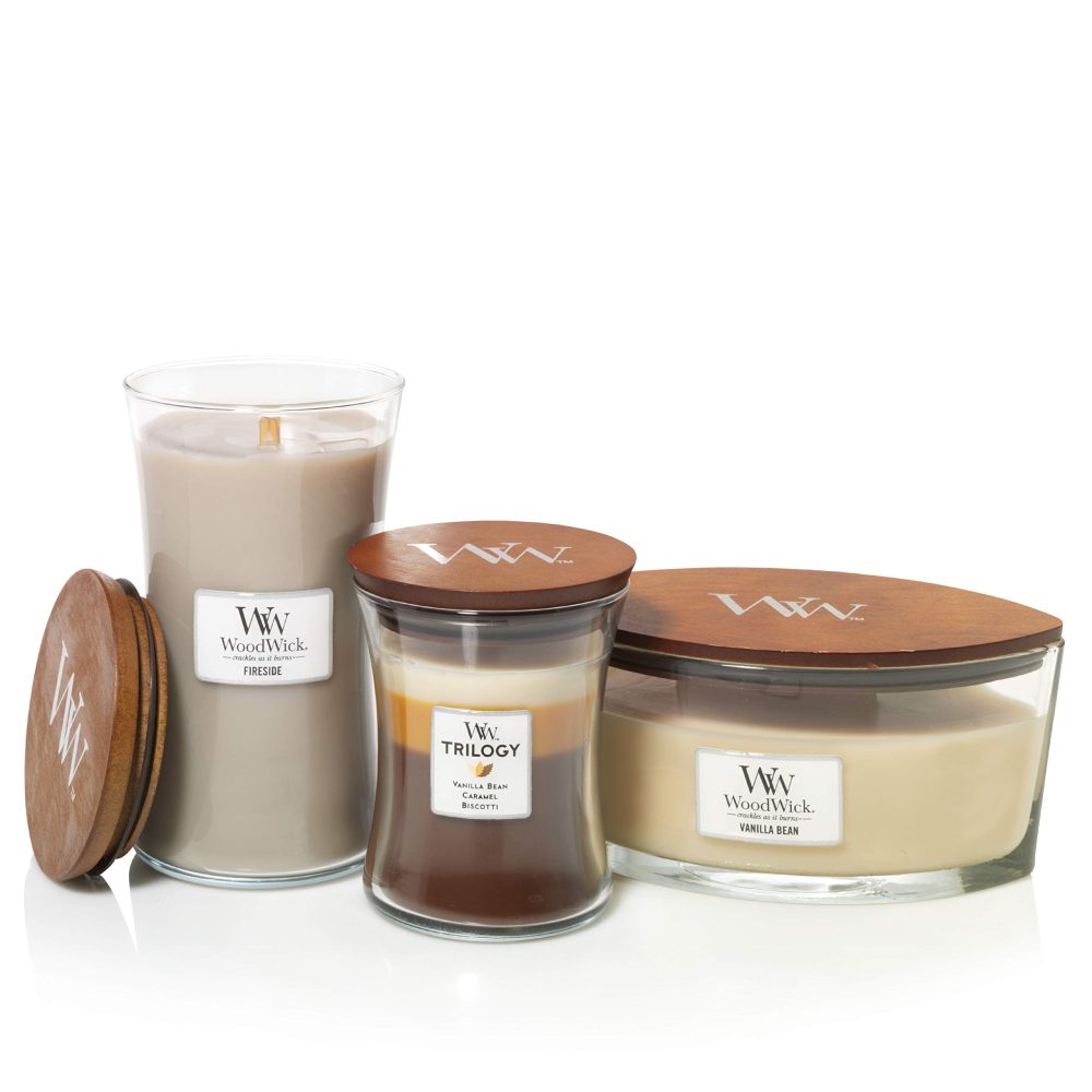 WoodWick Scented Candle with Crackling Wick | Vanilla Bean Ellipse Candle | Long Burning Candles: Up to 50 Hours Burn Time | Perfect Gifts for Women - Image 3