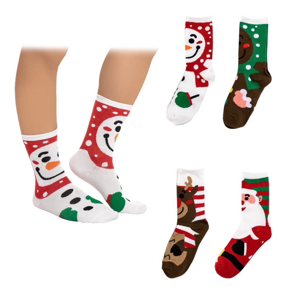 JOYIN 2024 Christmas Advent Calendar 12 Days of Christmas Warm Cotton Socks for Women Countdown Calendar Includes 8 Low Cut Socks and 4 Knee High Socks Gift for Holiday Christmas Party Favor Gifts - Image 3
