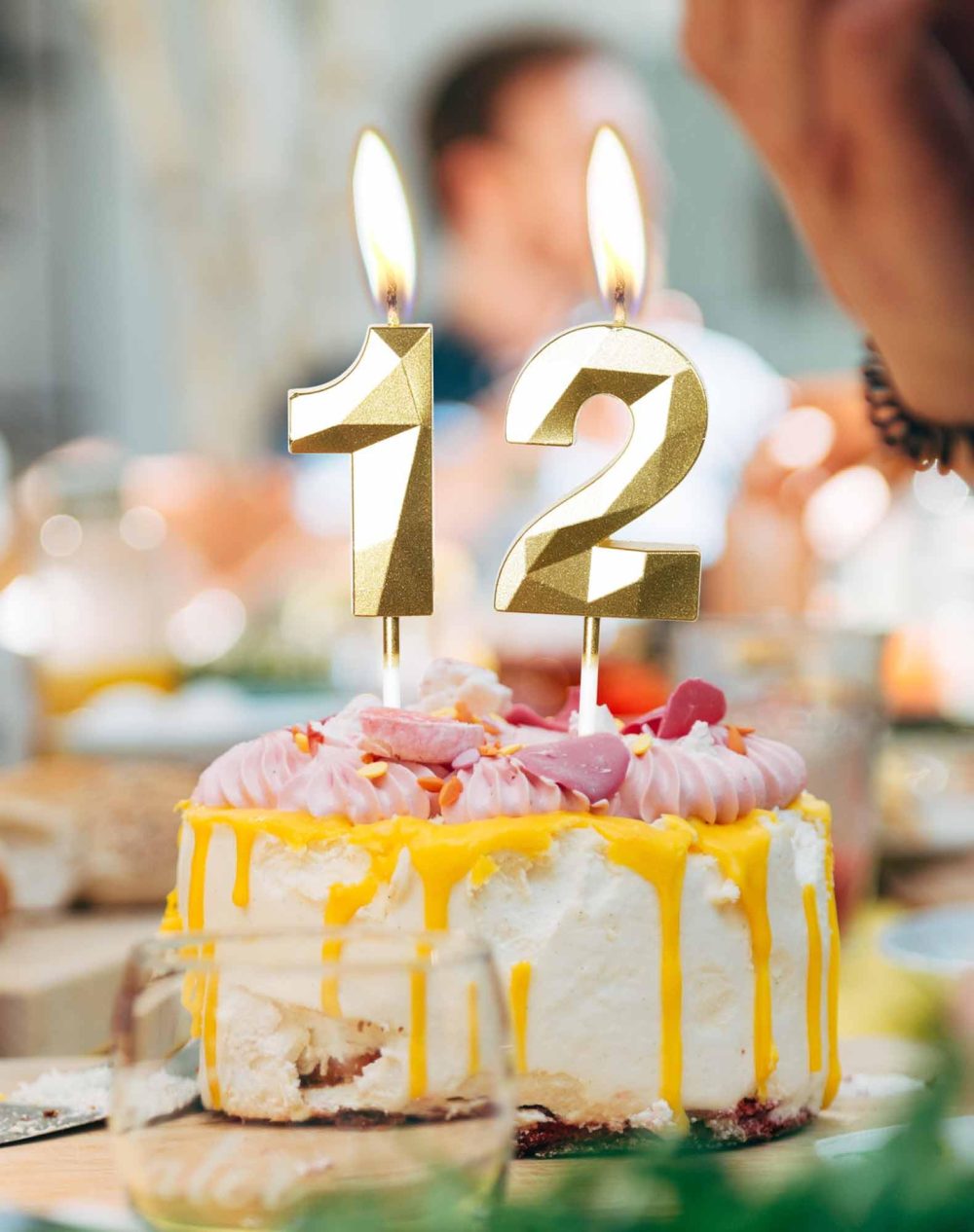 Gold 18th Birthday Candles, 3D Gold Number 18 Candle for Cake, Boys Girls 18th Birthday Decorations, Gold Cake Decorations, Gold Candles Cake Topper for Birthday Party Weddings Anniversary Supplies - Image 4