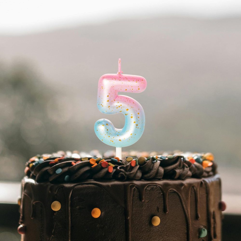 Pink Blue 2nd Birthday Candle Mermaid Theme Number 2 Candle for Birthday Cake, 2 Birthday Candle 2nd Candle for Cake, 2nd Birthday Cake Candle Cake Toppers for 2 Year Old Girls Pink - Image 3