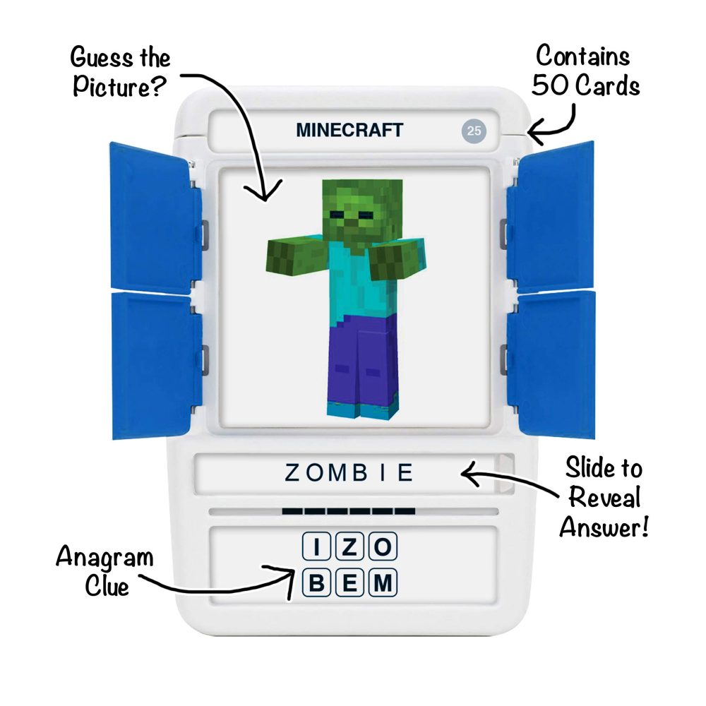 100 PICS Unofficial And Independent Minecraft Guide - Travel Card Game, Pocket Puzzles For Kids And Adults - Image 9