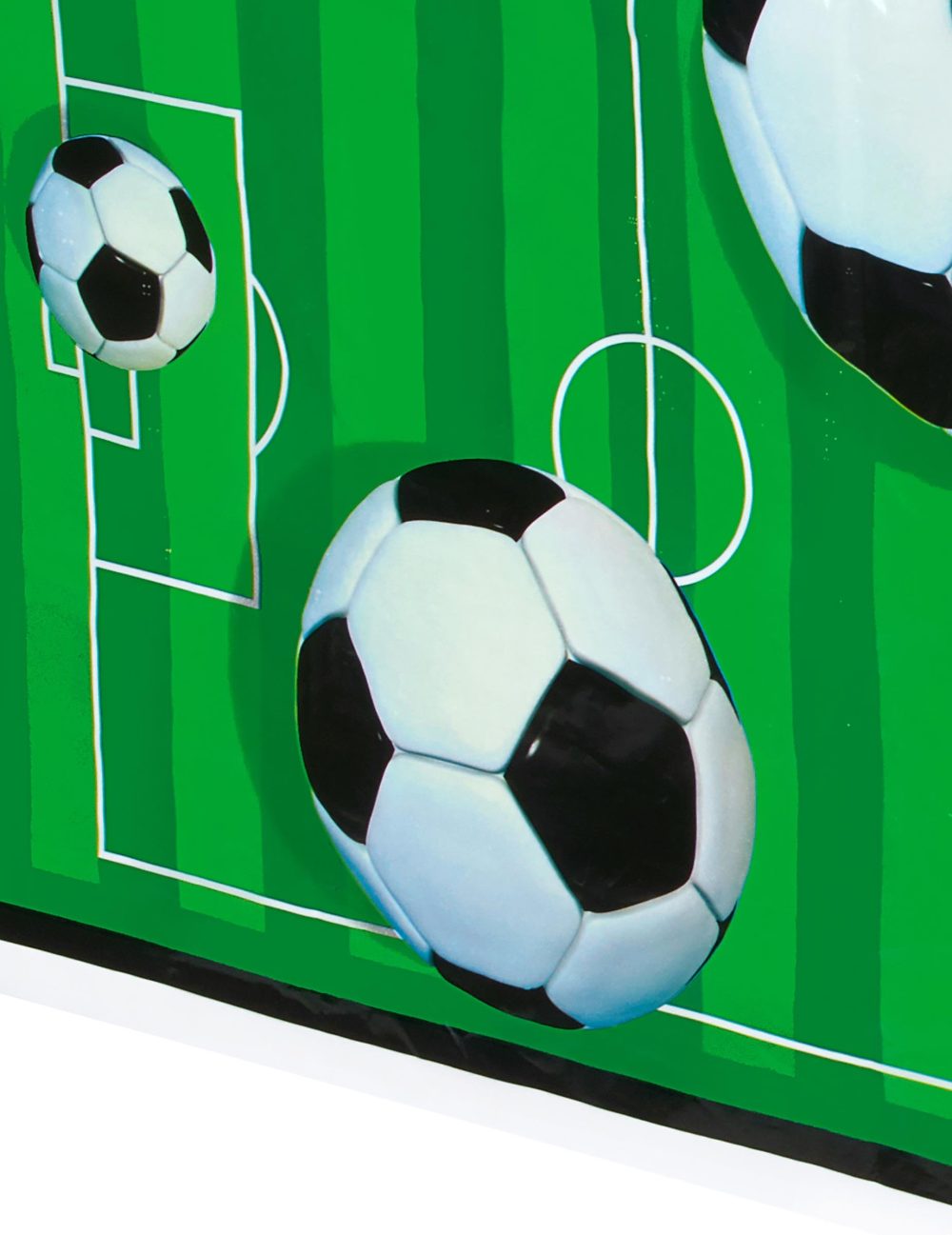 3D Soccer Party Rectangular Plastic Table Cover (137cm x 213cm) 1 Count – Durable Tablecloth for Sports Event, Birthday, and Theme Celebrations - Image 2