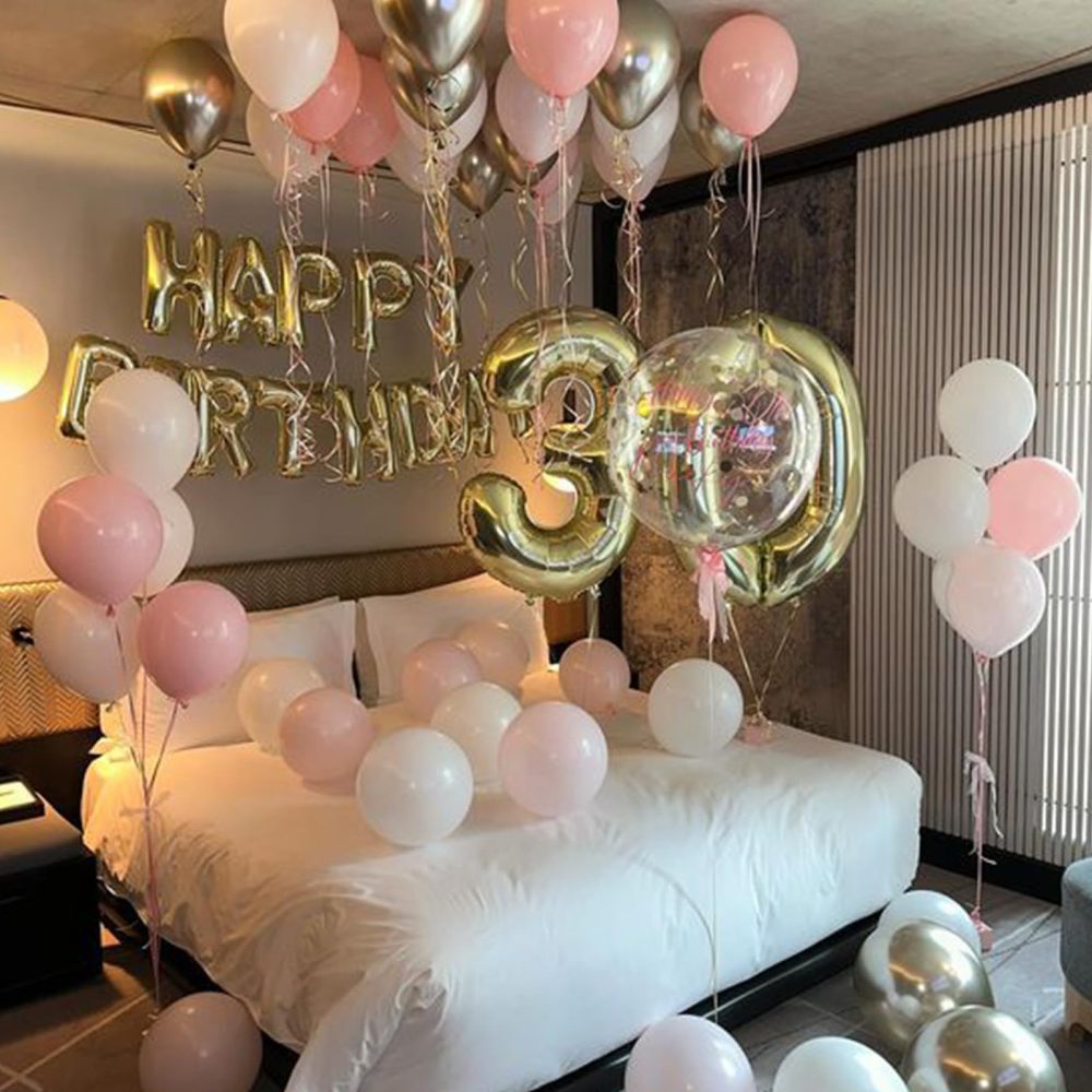 40 Inch Champage Gold 30 Number Balloons, Light Gold 3 & 0 Mylar Foil Large Balloons,30 Big Digit Number Balloon for men women 30th Birthday Anniversary Decorations Graduation Party Supplies - Image 3