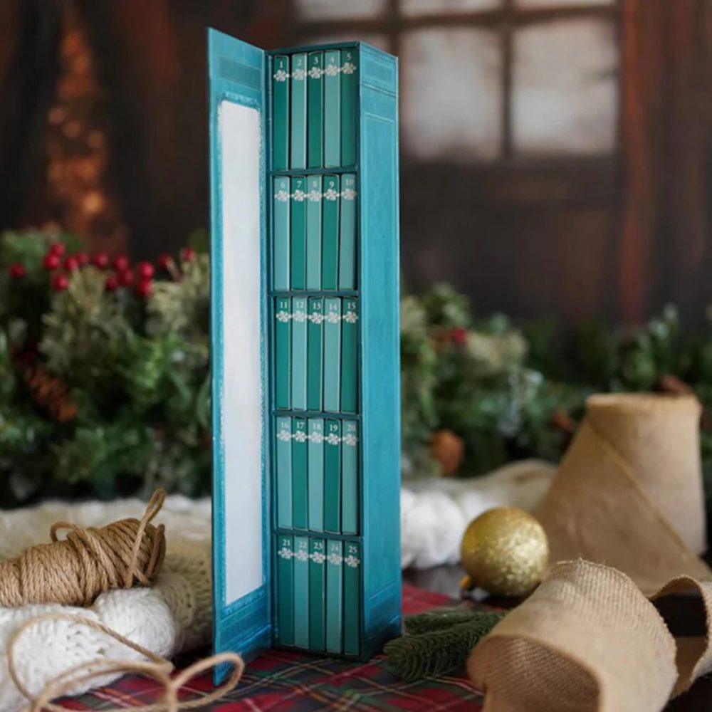 Mini Book Ornament Advent Calendar 2024 Christmas Advent Calendar with 24 Book Gift Mini Literature Book Hanging Ornaments for Book Lovers (A) - Image 4