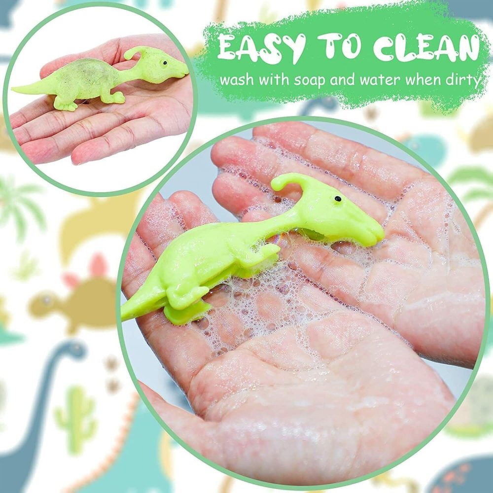 Slingshot Dinosaur Finger Toys Sticky, Dinosaur Finger Slingshot for Kids, Interesting Sling Shot Dinosaur Finger Toys, Squishy Stretchy Dinosaur Toys (10 PCS) - Image 4