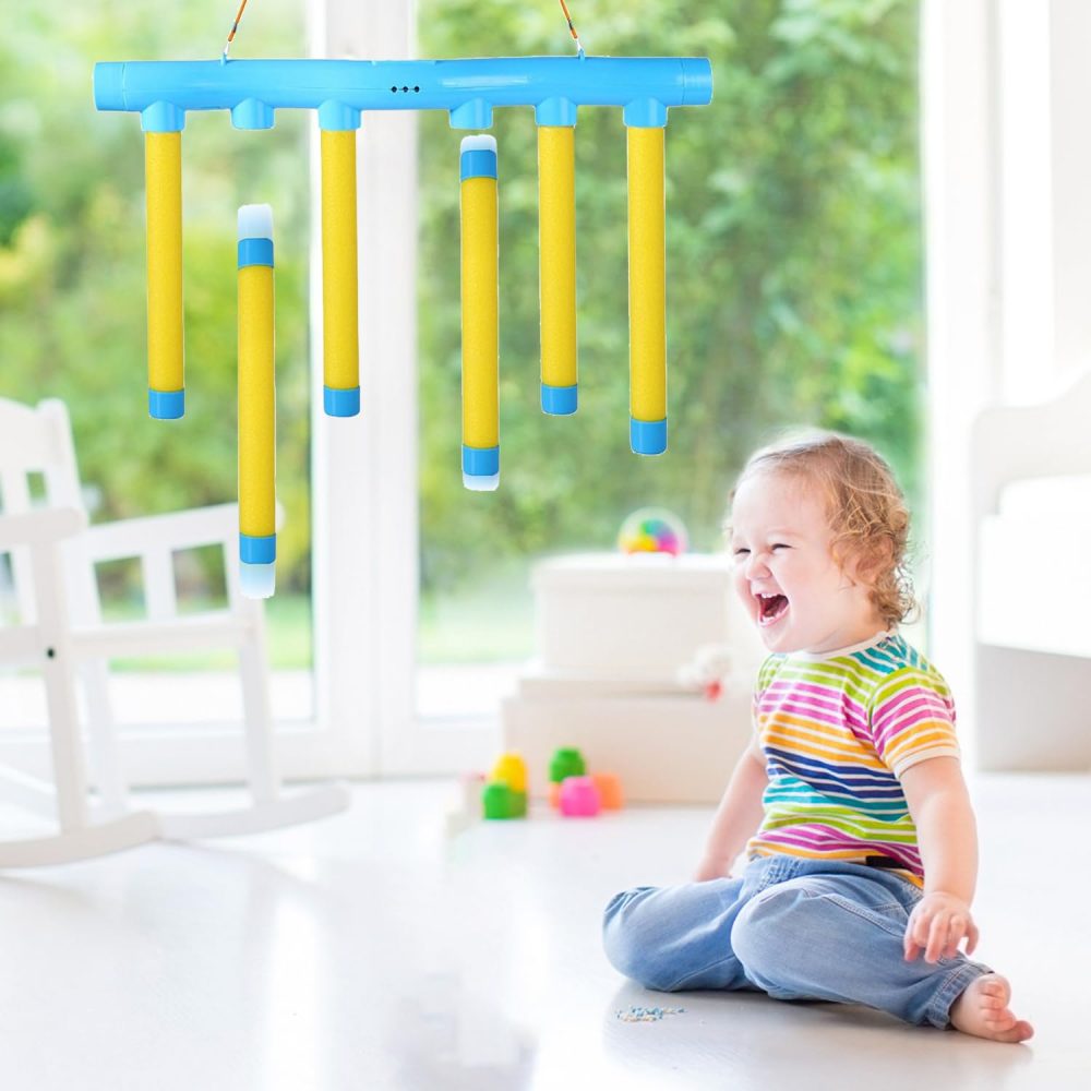 Catching Sticks Games,Falling Sticks Catching Game,Drop It Catch It Win It Reaction Game,3 Dropping Speeds Quick Reactions Training Toy,Hand-Eye Coordination Gift For Kids Adults Christmas (Blue) - Image 8