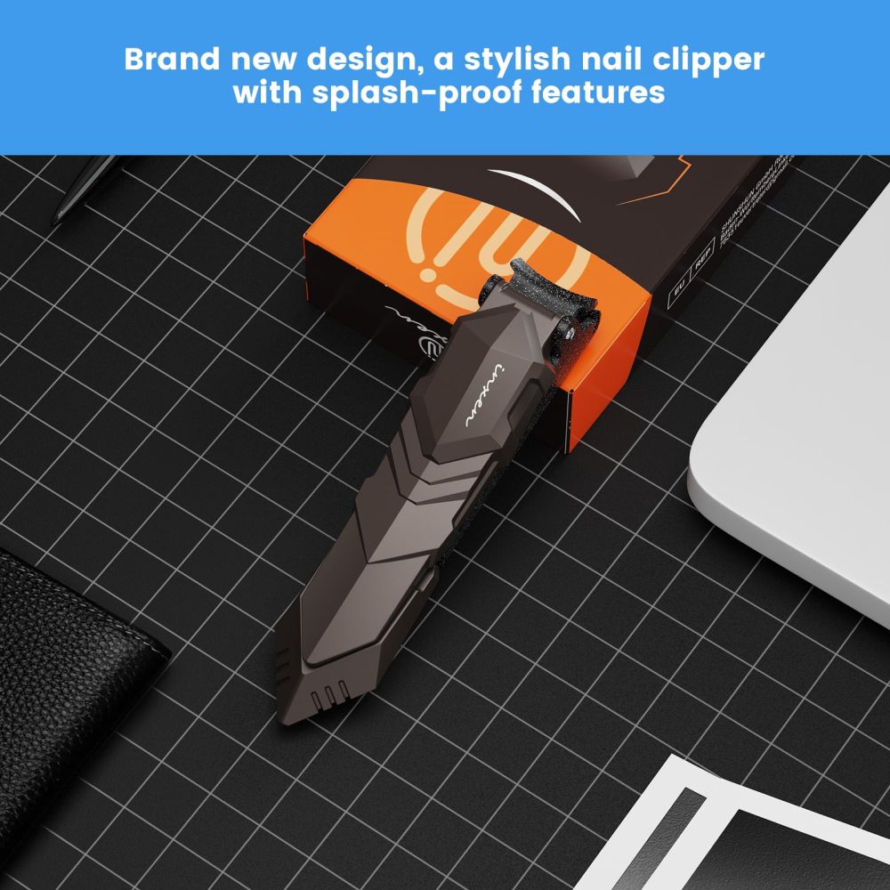 Nail Clippers for Men with Catcher – No Splash, Self-Collecting Premium Steel Nail Clippers for Fingernails & Toenails, Perfect for Men & Women, Great Gadget & Stocking fillers for Men Gift - Image 7