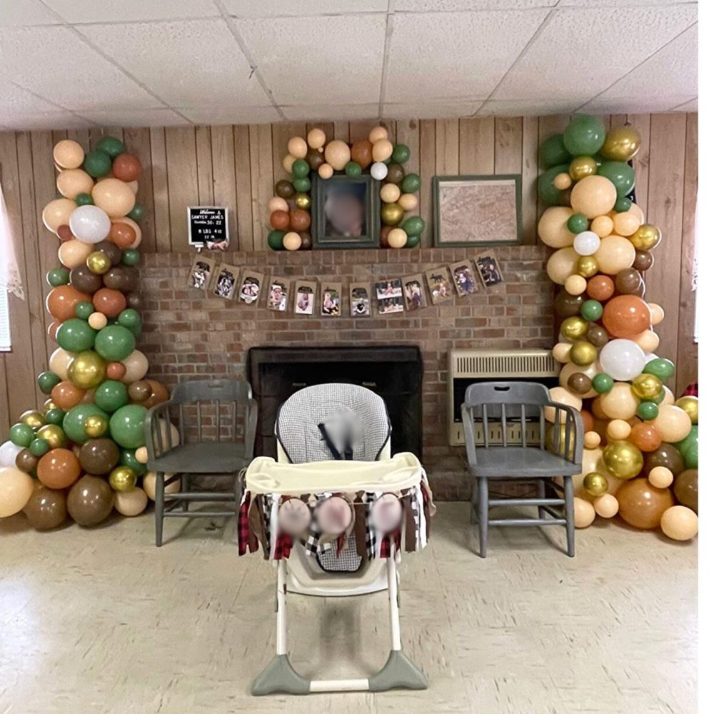 Sage Green Brown Balloons 60 Pcs Jungle Safari Avocado Green Retro Brown Gold Apricot Balloons 12 Inch Giraffe Khaki Brown Balloon for Boys Woodland Wild Animal Baby Shower Birthday Party Decorations - Image 2