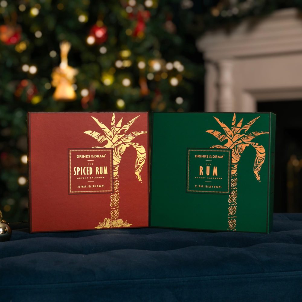 Spiced Rum Advent Calendar 2024| Drinks by the Dram | 25 x 30ml Miniatures | From Dead Man's Fingers, Kraken, Project #173 | Flavours of Black Cherry, Butterscotch, Pineapple, Jaffa Cake, and more - Image 2
