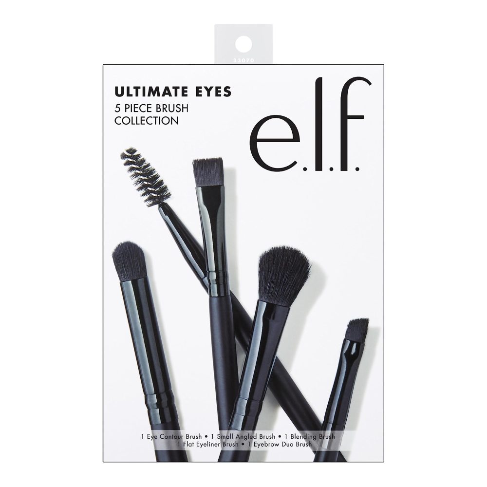E.L.F, Ultimate Eyes Kit, 5 Piece Brush Collection