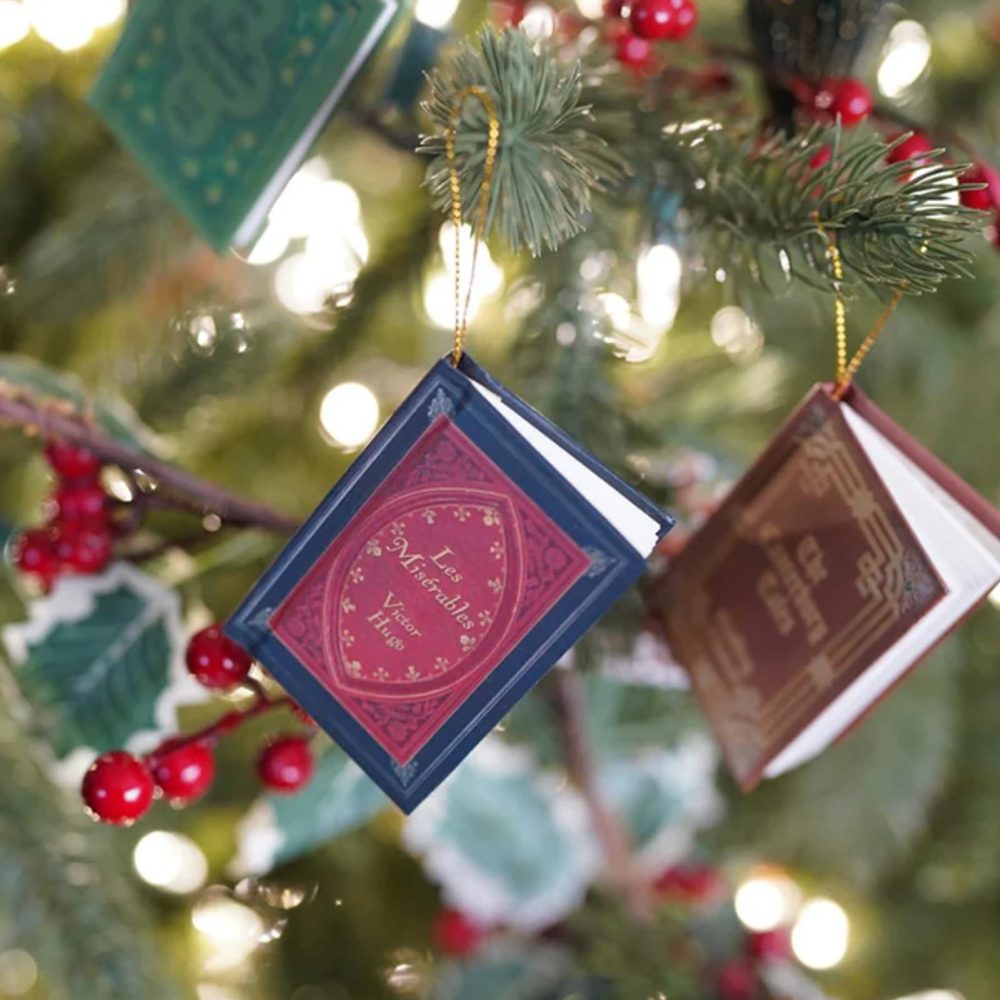 Mini Book Ornament Advent Calendar 2024 Christmas Advent Calendar with 24 Book Gift Mini Literature Book Hanging Ornaments for Book Lovers (A) - Image 6