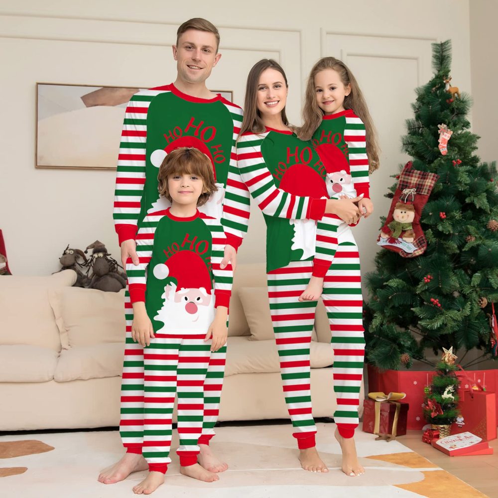 Menore Matching Family Pajamas Set, Christmas Sleepwear Long Sleeve, Reindeer Pajamas Set, PJs Xmas Festival Party Holiday Nightwear Dad Mom Adults Kids 01Mom 3XL - Image 2