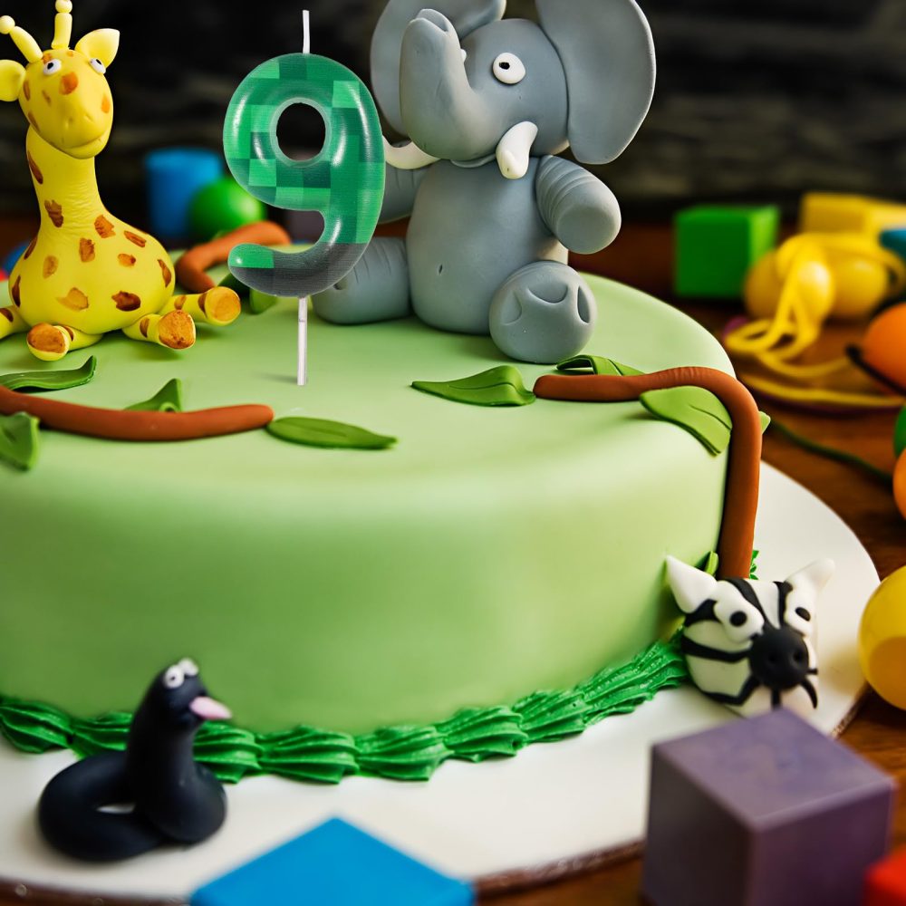 TNT Themed Birthday Candles for Cake, Green Number Birthday Candles Pixel Dynamite Birthday Candles TNT Cake Toppers for Wedding Baby Shower Video Game Party Supplies Decoration(Number 9) - Image 4