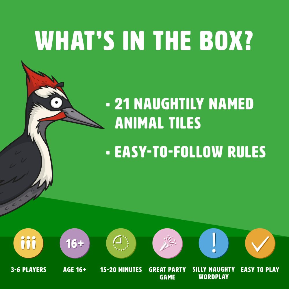 Ginger Fox Hands Off My Woodpecker Party Card Game For Grown Ups | Fast-Paced Animal-Themed Reaction Game for 3-6 Players | Hilarious Competitive Silly Fun - Image 8