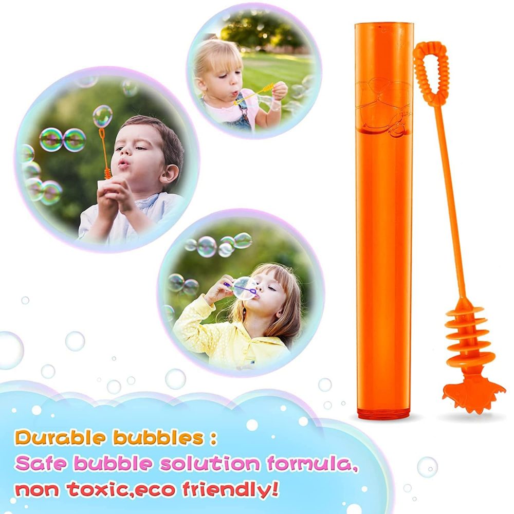 Bubbles for Kids, Party Bag Fillers for Kids, 20 pcs Bubble Wands Mini 6 Colors Ramdom Dinosaurs Bubbles Kids Party Bag Fillers, for Kids Party Favours, Summer Toy Party, Bath Toys so - Image 7