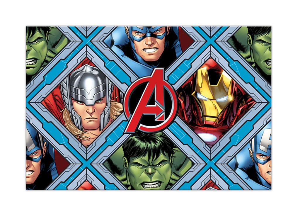Marvel Avengers Party Table Cover Birthday Tableware Supplies, Table Cover 180 x 120 cm