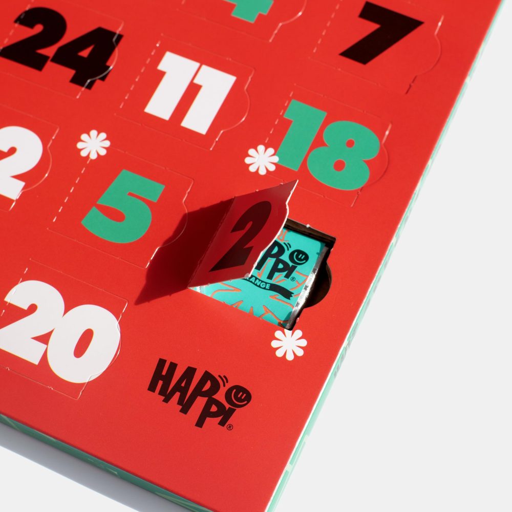 Happi 3 Flavour Christmas Vegan Advent Calendar 2024 Chocolate Made with Oat Milk - Vegan Chocolate Gluten Free Advent Calendar 2024 - Image 7