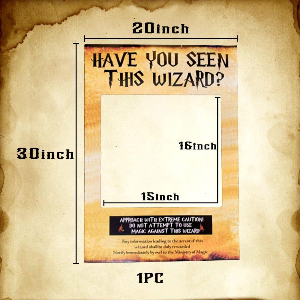 JeVenis Wizard Photo Booth Frame Have you seen these Wizard Photo Booth Props Birthday Party Photo Booth Props for Theme Party Decorations - Image 8