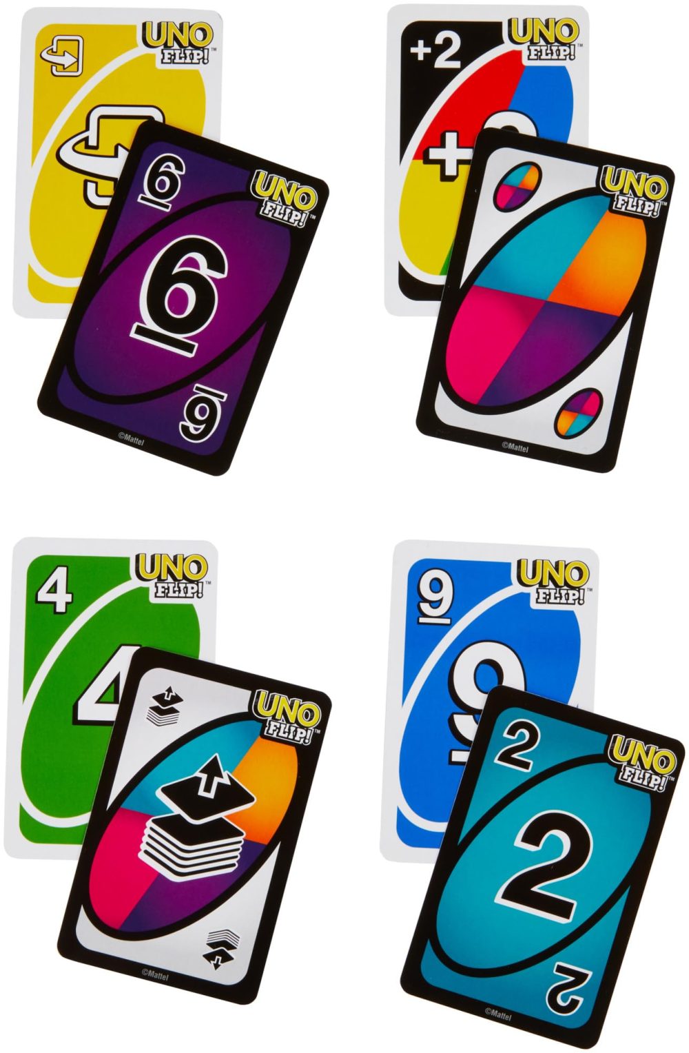 Mattel Games UNO FLIP! Family Card Game for Adults, Teens & Kids, Double-sided Deck with Special Flip Card, 112 Cards, 7 Year Old and Up, ‎GDR44 - Image 5