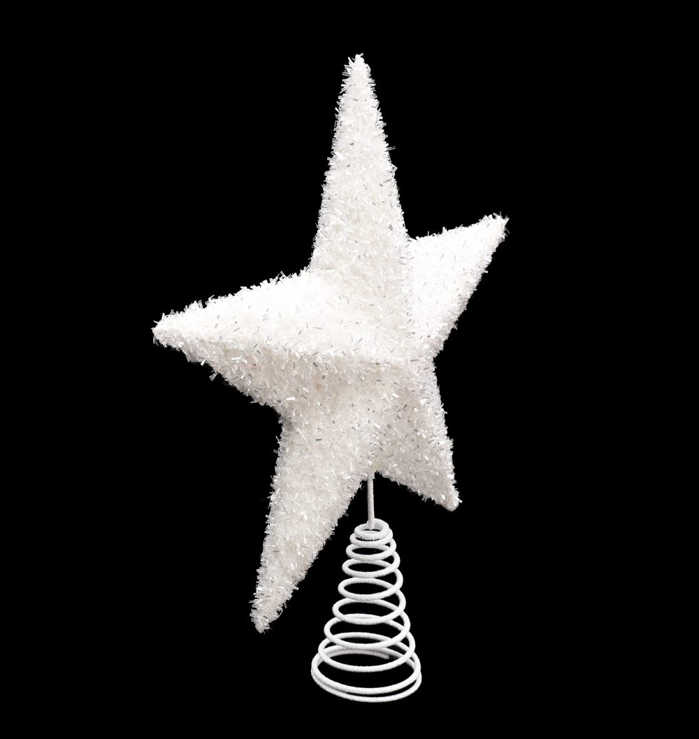 Christmas Concepts® 28cm Sparkly Tree Top Star - Luxury Christmas Decorations (White) - Image 5