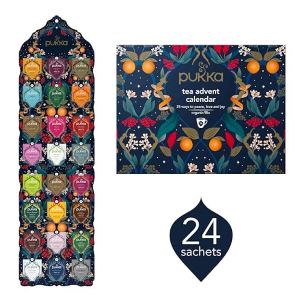 Pukka Herbs | Advent Calendar 2024 Organic Tea Selection | Ideal Secret Santa Christmas Gifts Idea For Women & Men | Perfect For Tea Enthusiasts | 24 Delightful Black/Green/Herbal Infusion Tea Bags - Image 7