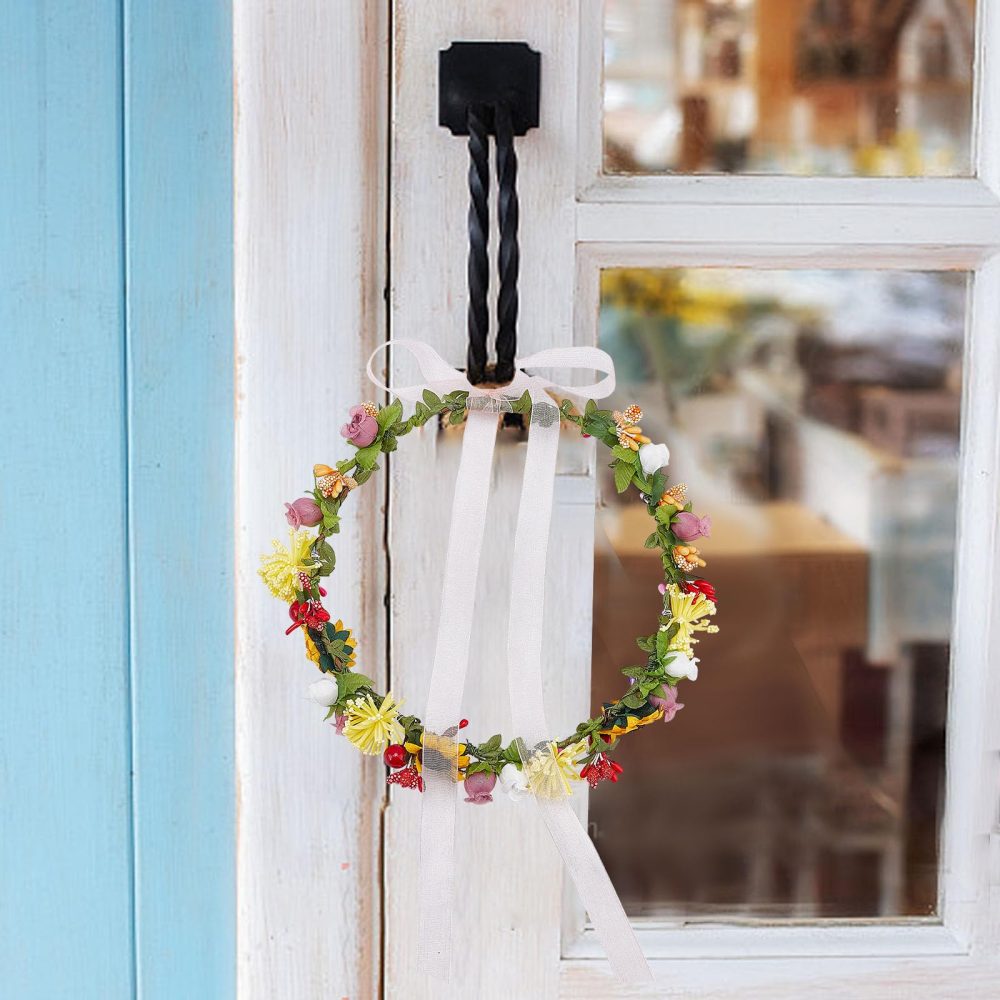 INFUNLY 20 Pcs DIY Flower Crowns Making Kit Handmade Floral Crown Garland Kit Make Your Own Flower Wreath Hair Accessories Gift for Wedding Birthday Party Favours DIY Arts and Crafts - Image 2
