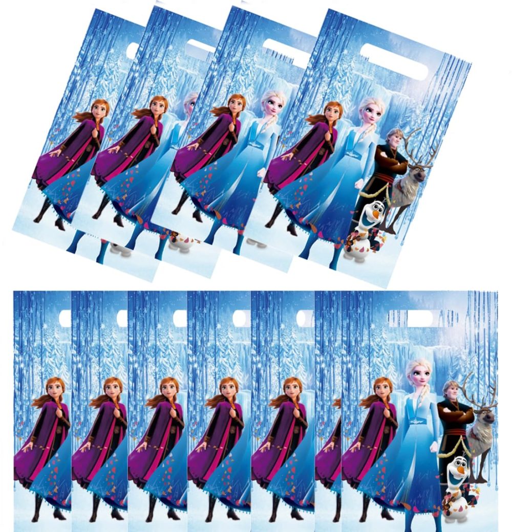 30 Pcs Frozen Theme Party Favor Gift Bags Theme Party Bags fillers for Kids Boys Frozen Theme Birthday Party Decorations
