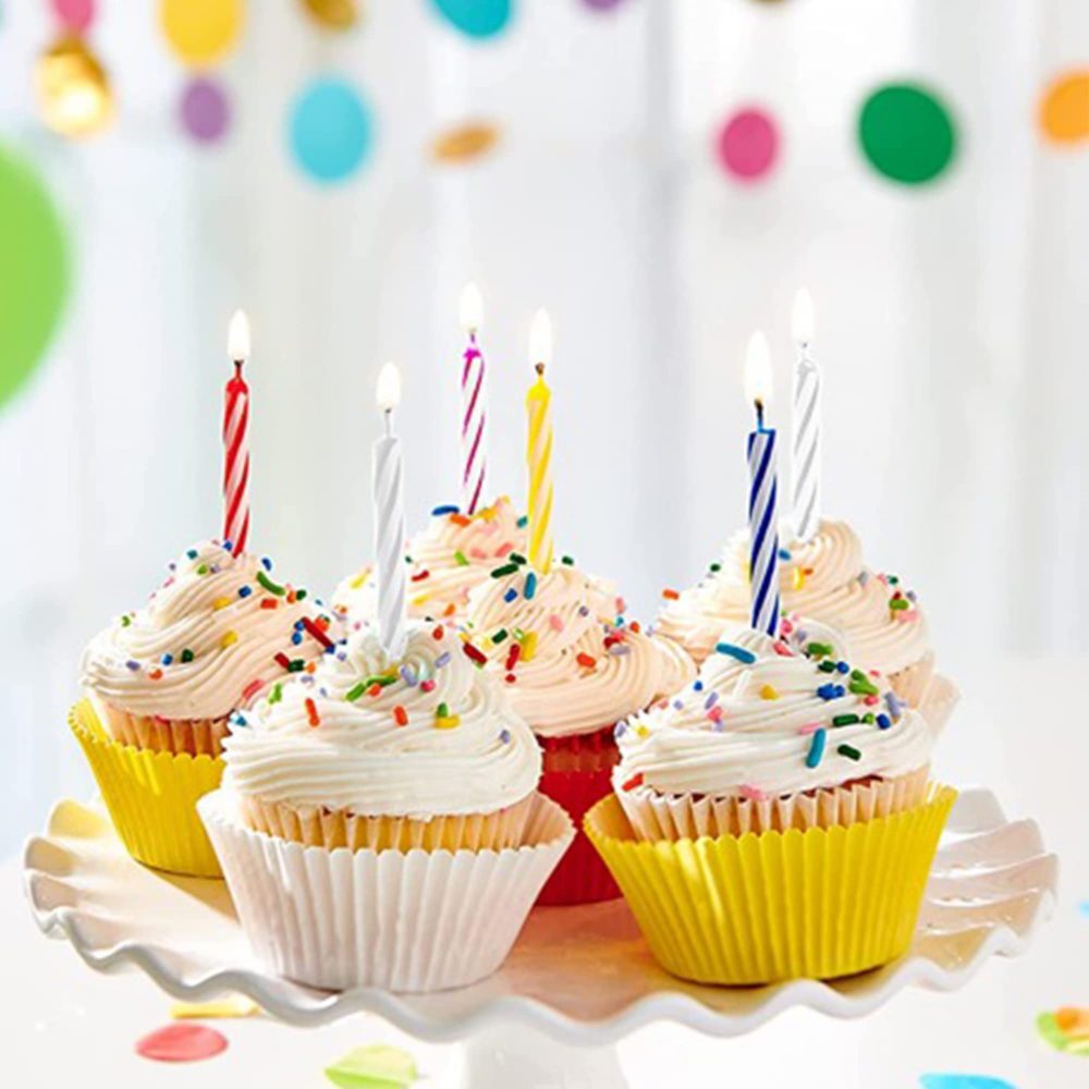 Birthday Candle - 72 Count Mix Color Birthday Candles for Cake, Cake Candle for Birthday, Party Small Candles - Image 4