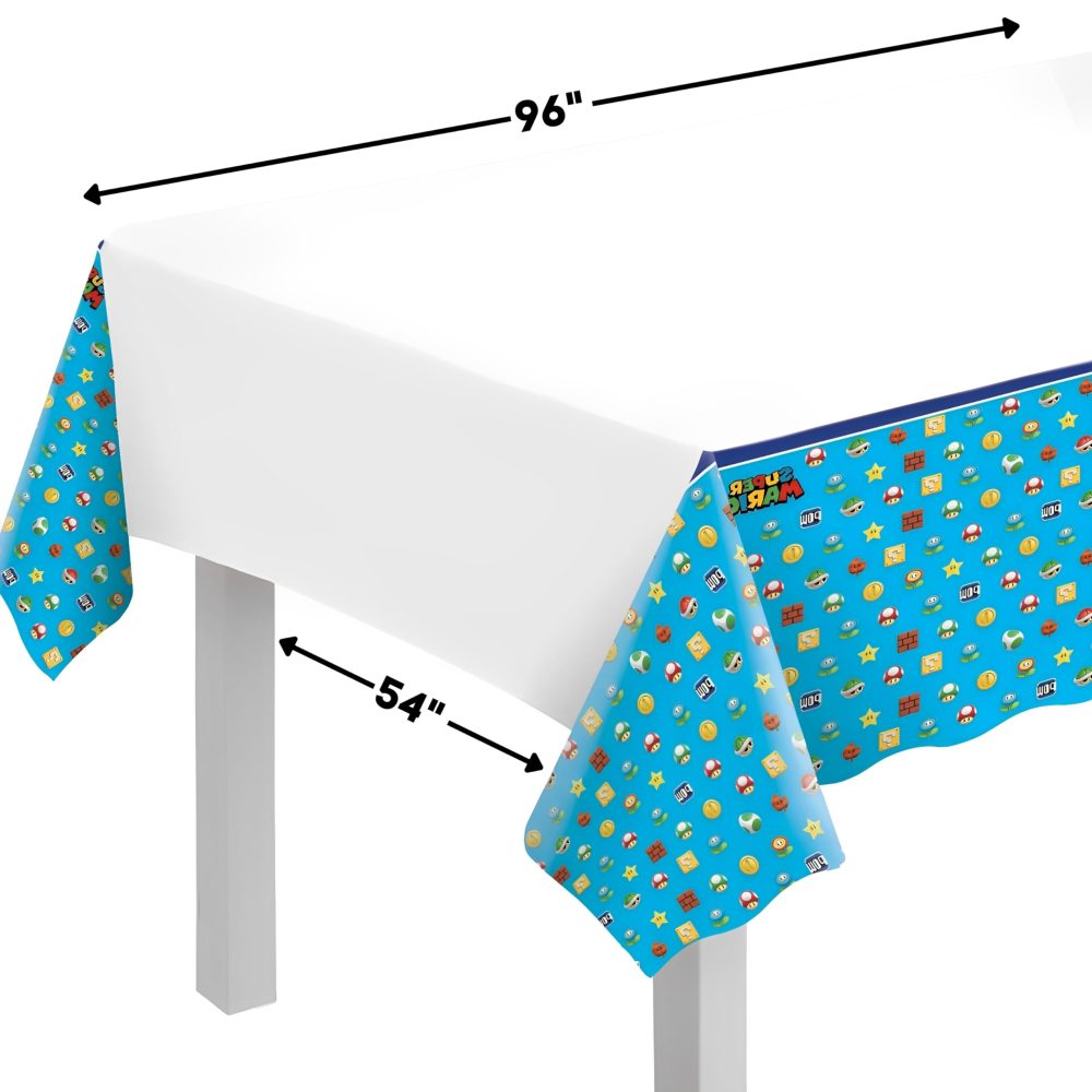 (PKT) Super Mario Plastic Tablecover 1.37m x 2.43m - Image 2