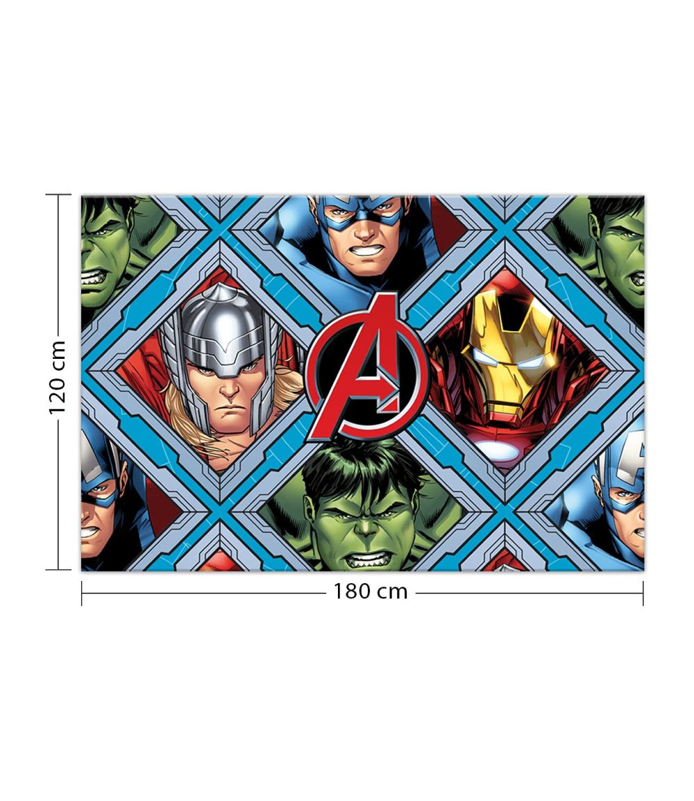 Marvel Avengers Party Table Cover Birthday Tableware Supplies, Table Cover 180 x 120 cm - Image 4