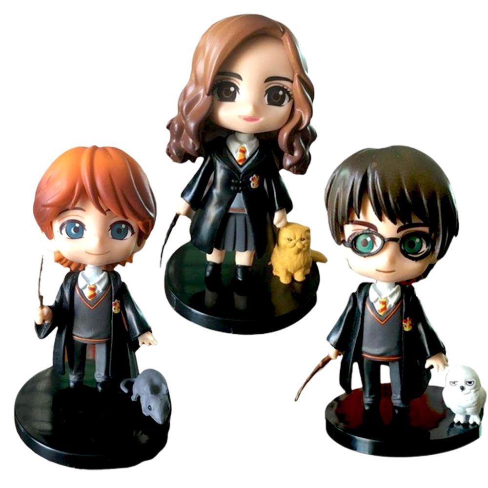 Jofiesu Magician Mini Figures Magical Wizard Birthday Cake Toppers,Cartoon Party Decorations - cake topper cupcake toppers for kid, Kids Birthday Party Decorations - Image 4