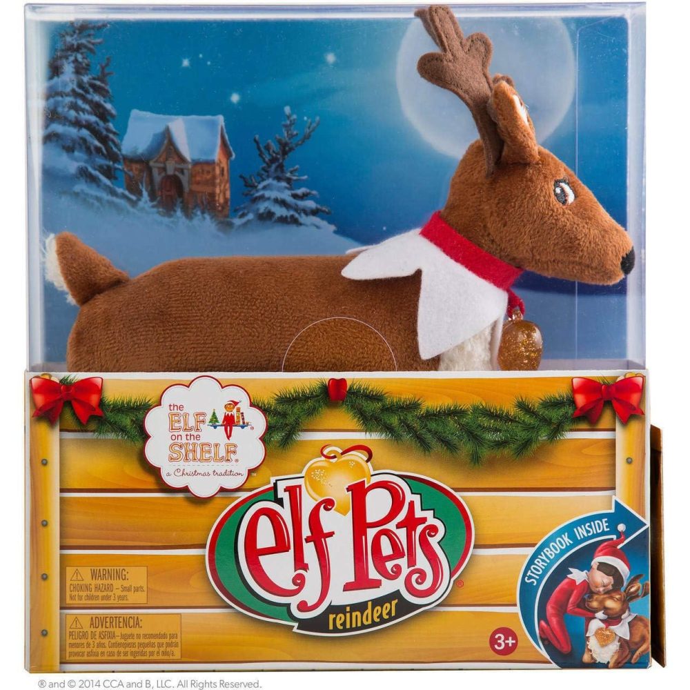 Elf on the Shelf Elf Pets A Reindeer Tradition Includes Beautifully Illustrated Hardbound Storybook, Huggable Elf Pet Reindeer Stuffed Animal with Golden Heart Charm + Official Adoption Certificate - Image 7