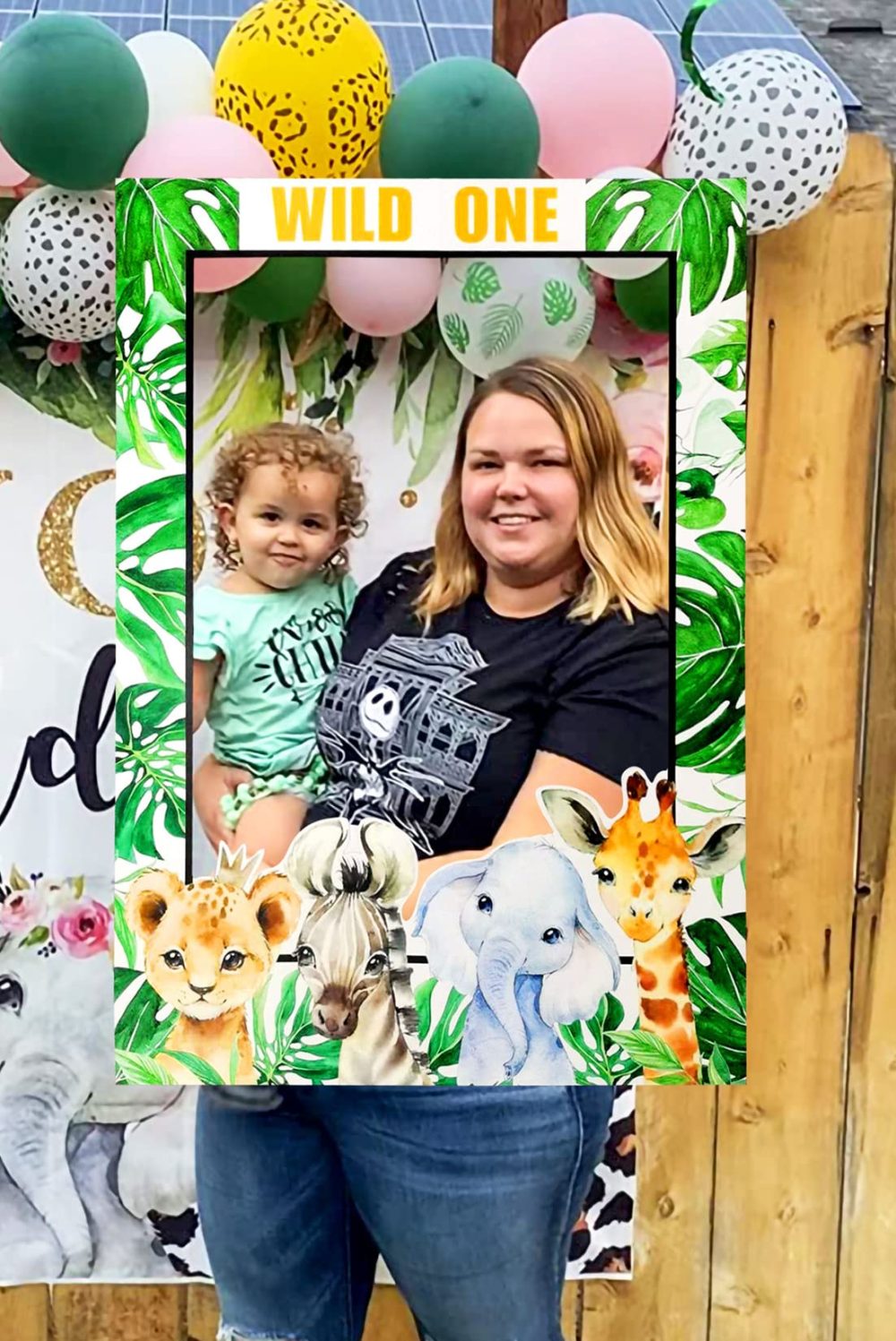JeVenis Wild One Party Supplies Wild One Photo Booth Props Wild One Birthday Decoration Boy Jungle First Birthday Party Supplies Safari Party Favors - Image 2
