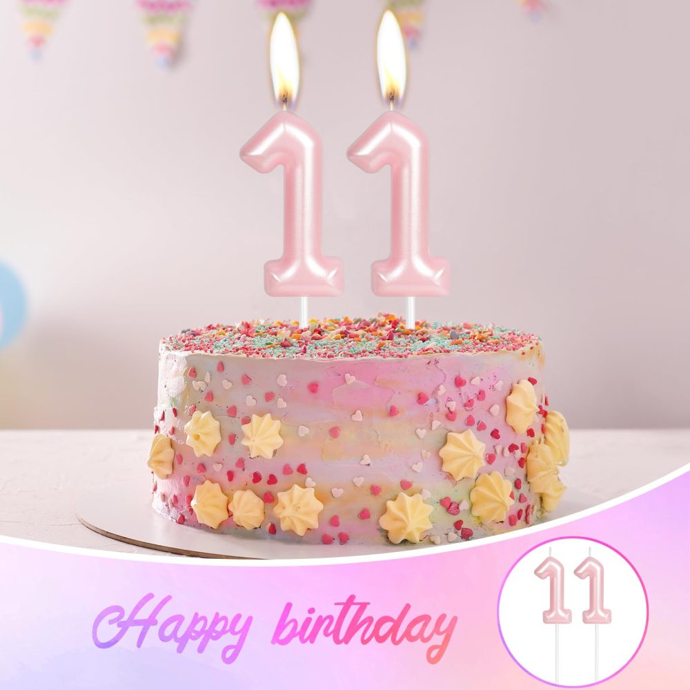 Hot Pink Happy 70th Birthday Candle,Pink Number 70 Candle,Birthday Cake Candle Decorations,Cake Candles Cake Toppers for Girls Women,Wedding Anniversary - Image 6