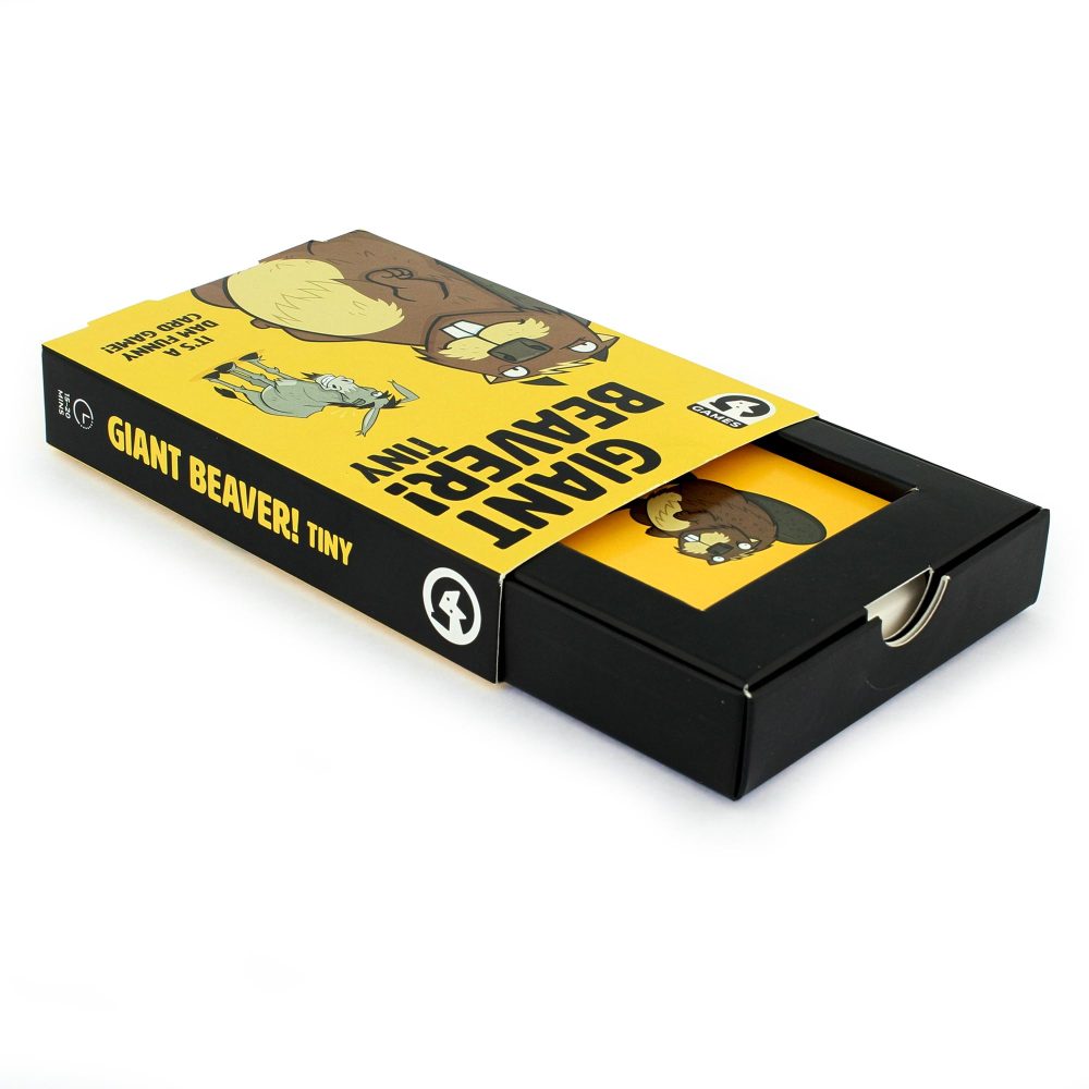 Ginger Fox Giant Beaver Tiny! Party Card Game | Hilarious Boasting Fun for Grown Up | Silly Wordplay | Great for Game Night with Friends | Naughty Nature Animal Games for 2+ Players, Ages 16+ - Image 2
