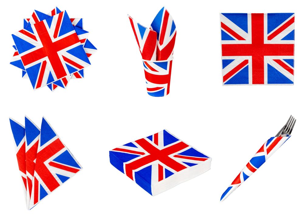 60Pcs Union Jack Party Napkins Serviettes Tableware King's Coronation Party Supplies Sporting Events Pub BBQ Royal Theme Table Decorations - Image 7