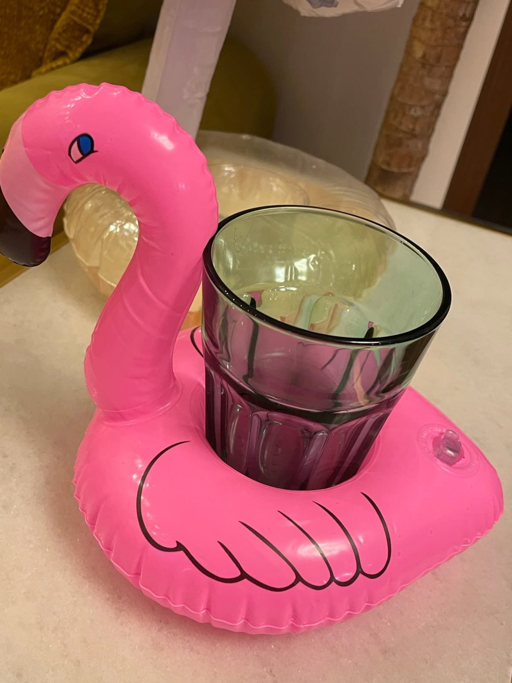 Inflatable Raft for Elf, Naughty Elf Accessories Props, Inflatable Drink Holders, Floating Cup Holders for Hot Tub, Flamingo Unicorn Drink Holder for Pool, & Repair Patches - Image 4